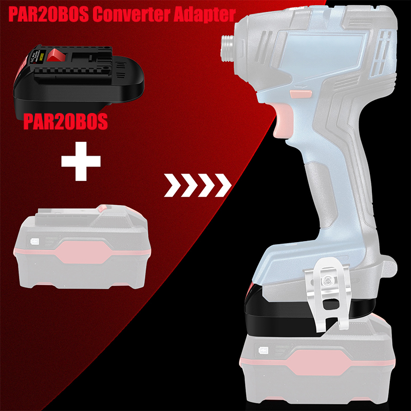 Power Tools Battery Adapter - HAKSINKY PAR20BOS Adattatore batteria per elettroutensili