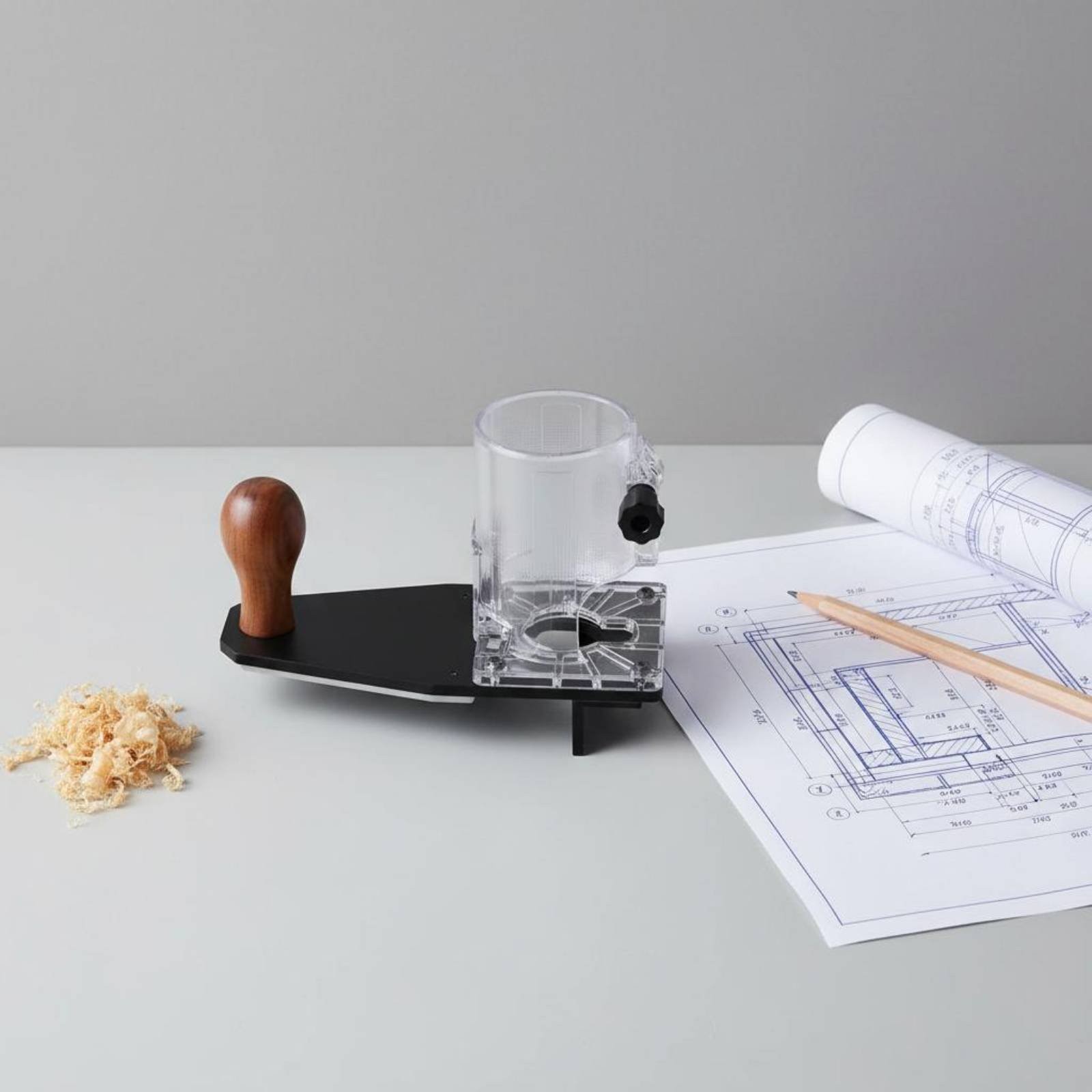 Power Tools Router - Base per rifilatura dei bordi, controllo