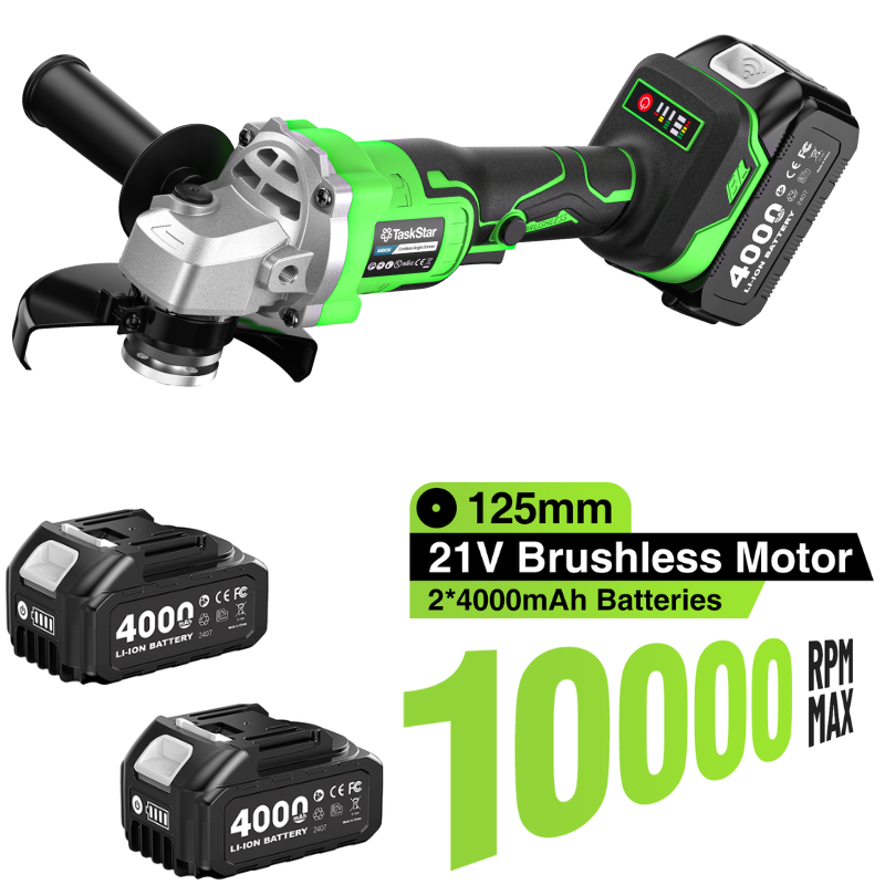 Power Tools Makita Set - Kit Smerigliatrice Angolare TaskStar 10000 RPM,