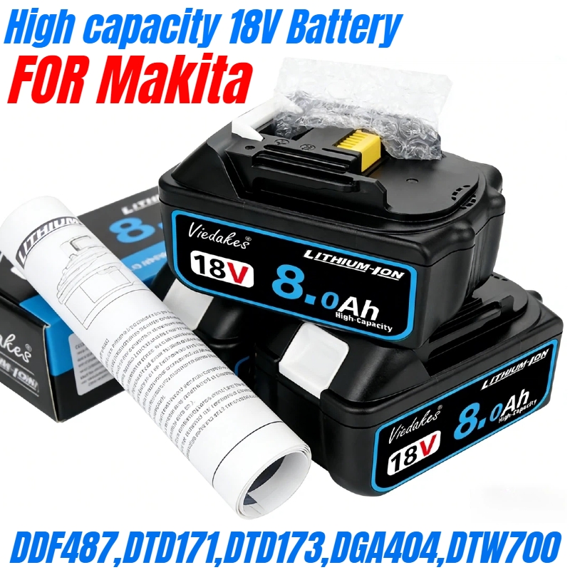 Power Tools Router - Batteria Ricaricabile Durevole 18V 8Ah, per