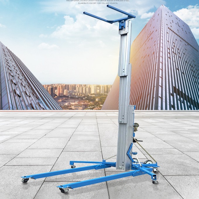 Power Tools Exhibition - Piattaforma elevatrice manuale in lega di