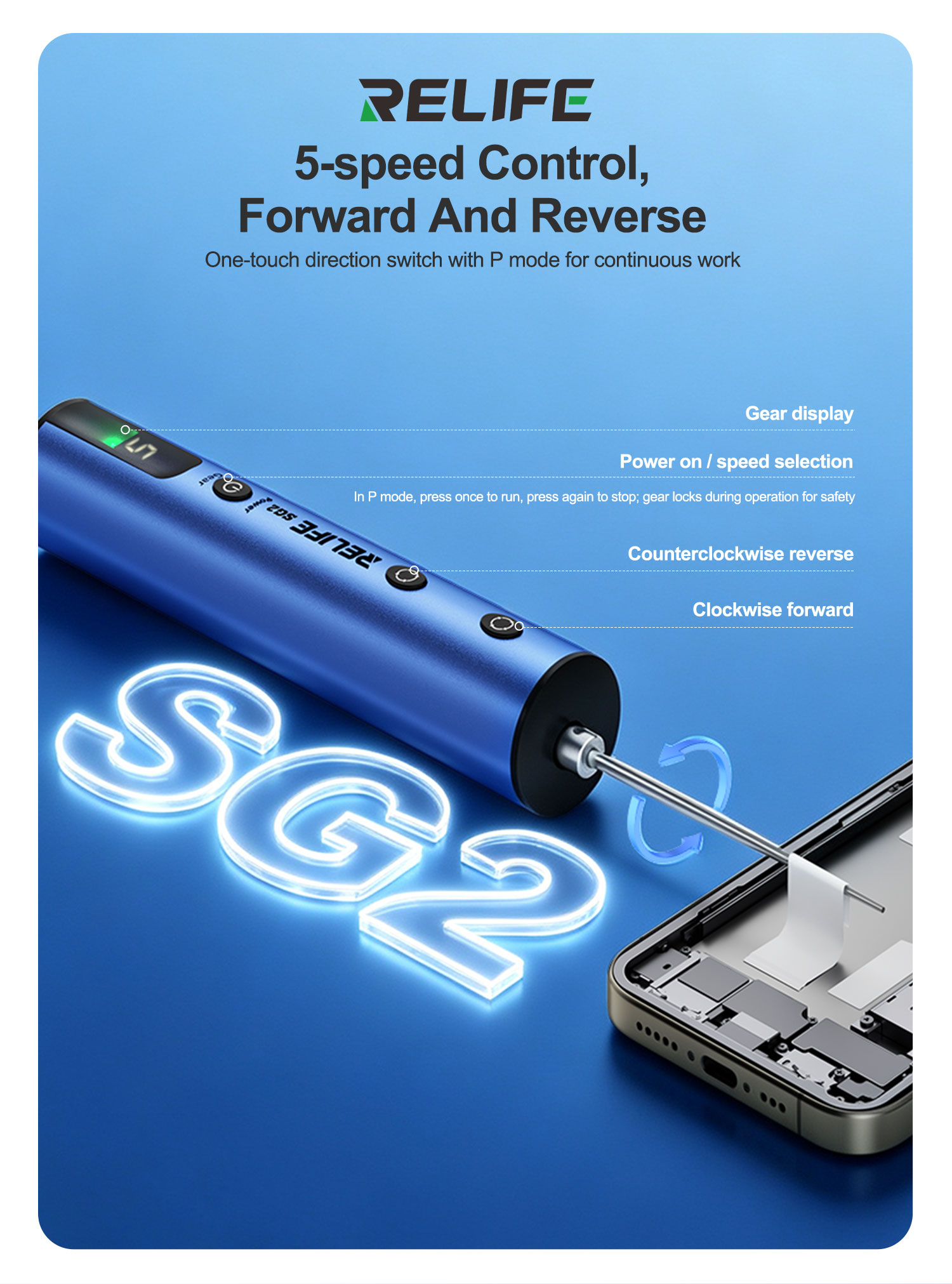 RELIFE SG2 Rimuovi Colla Elett - Power Tools Battery Repair recensione e prezzo