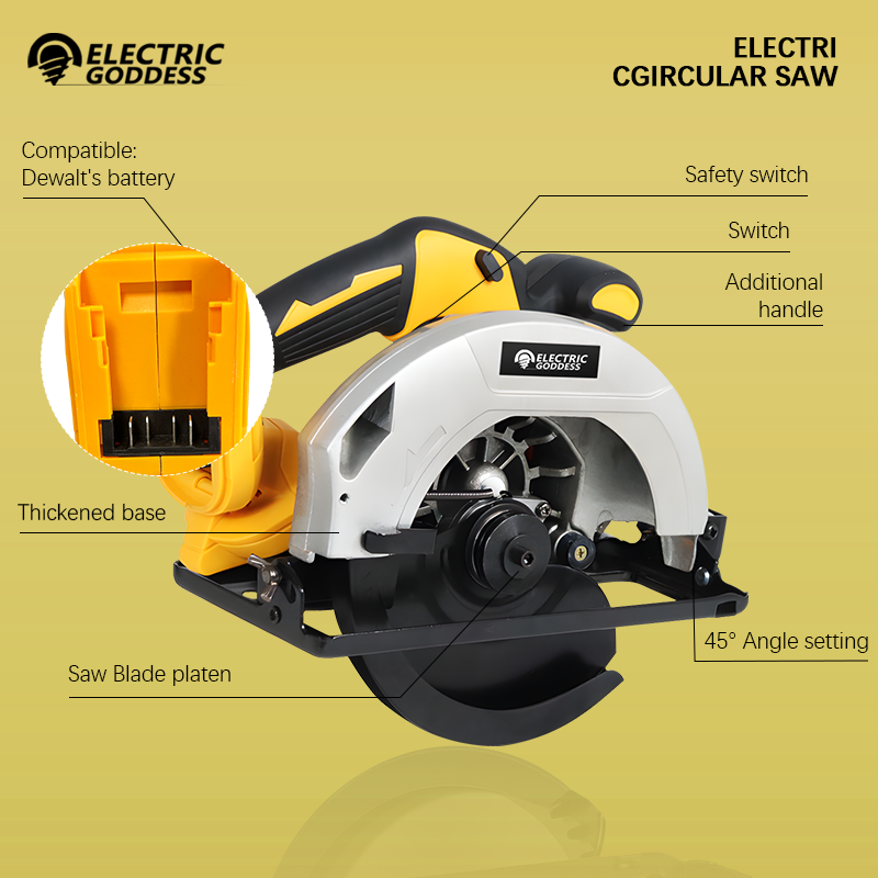 Sega Circolare Gialla Senza Fi - Power Tools Yellow recensione e prezzo
