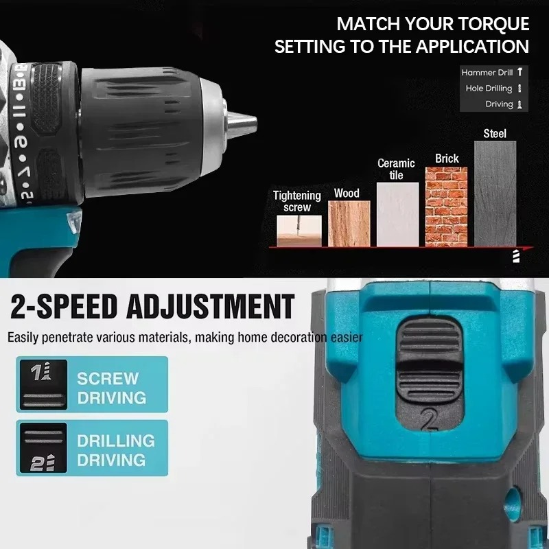 Makita DDF487 18V Trapano Avvi - Power Tools Makita Set recensione e prezzo