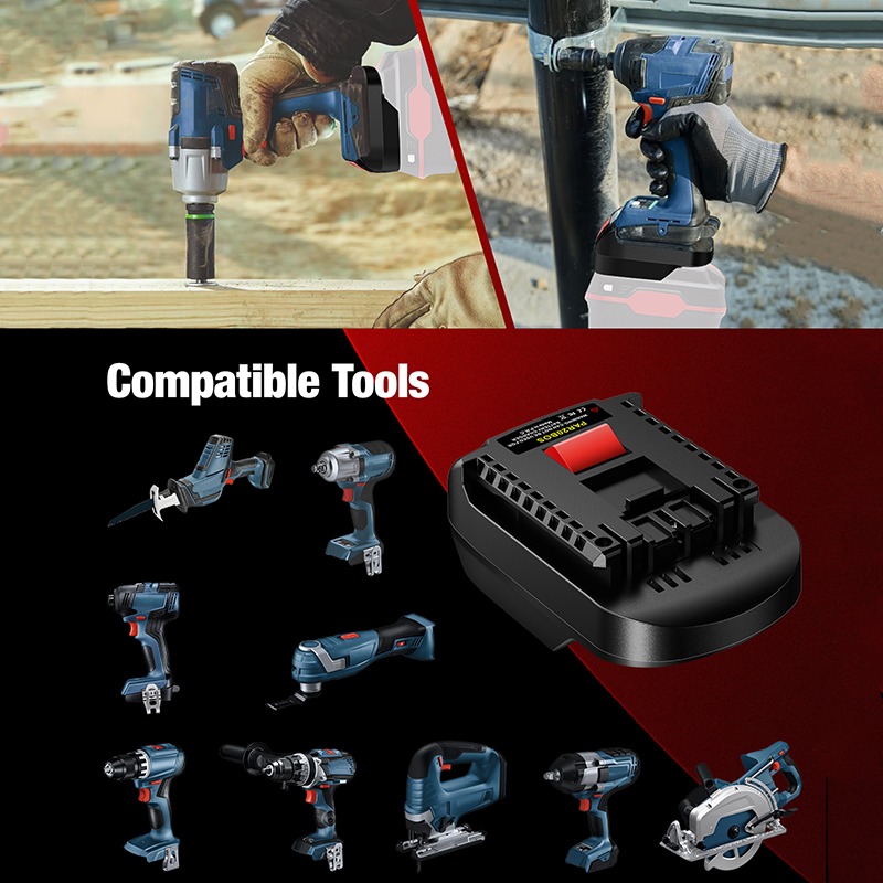 HAKSINKY PAR20BOS Adattatore b - Power Tools Battery Adapter recensione e prezzo