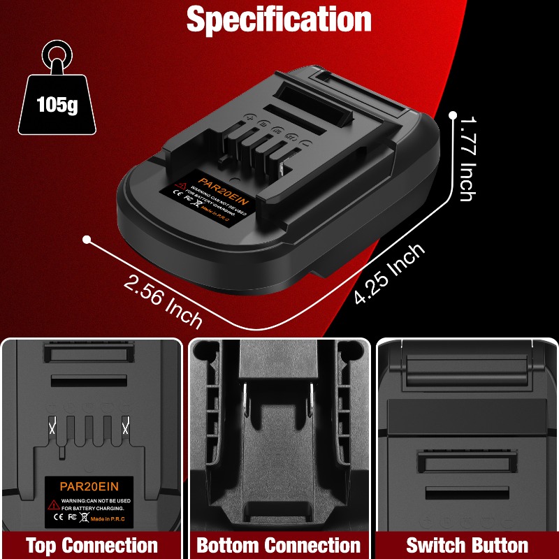 Adattatore per batteria per ut - Power Tools Battery Adapter recensione e prezzo