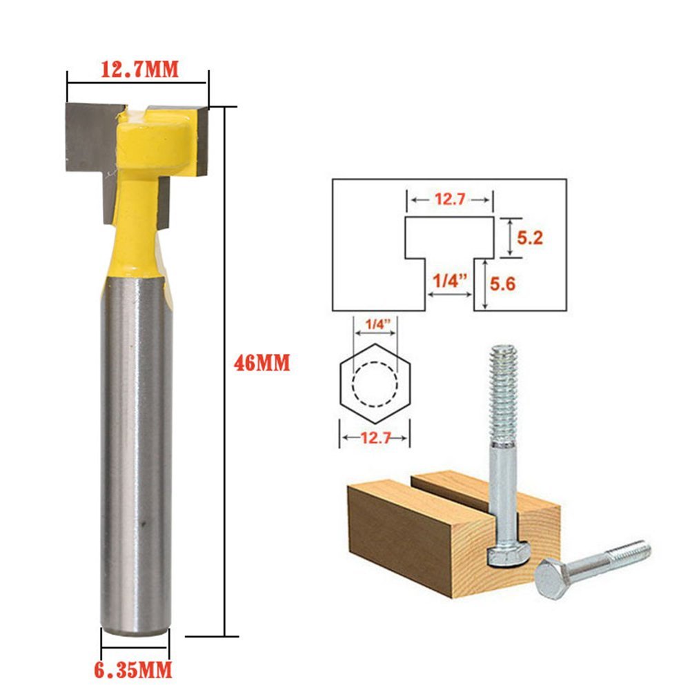 A11I 1/4 pollici Gambo T-Slot  - Power Tools Router recensione e prezzo