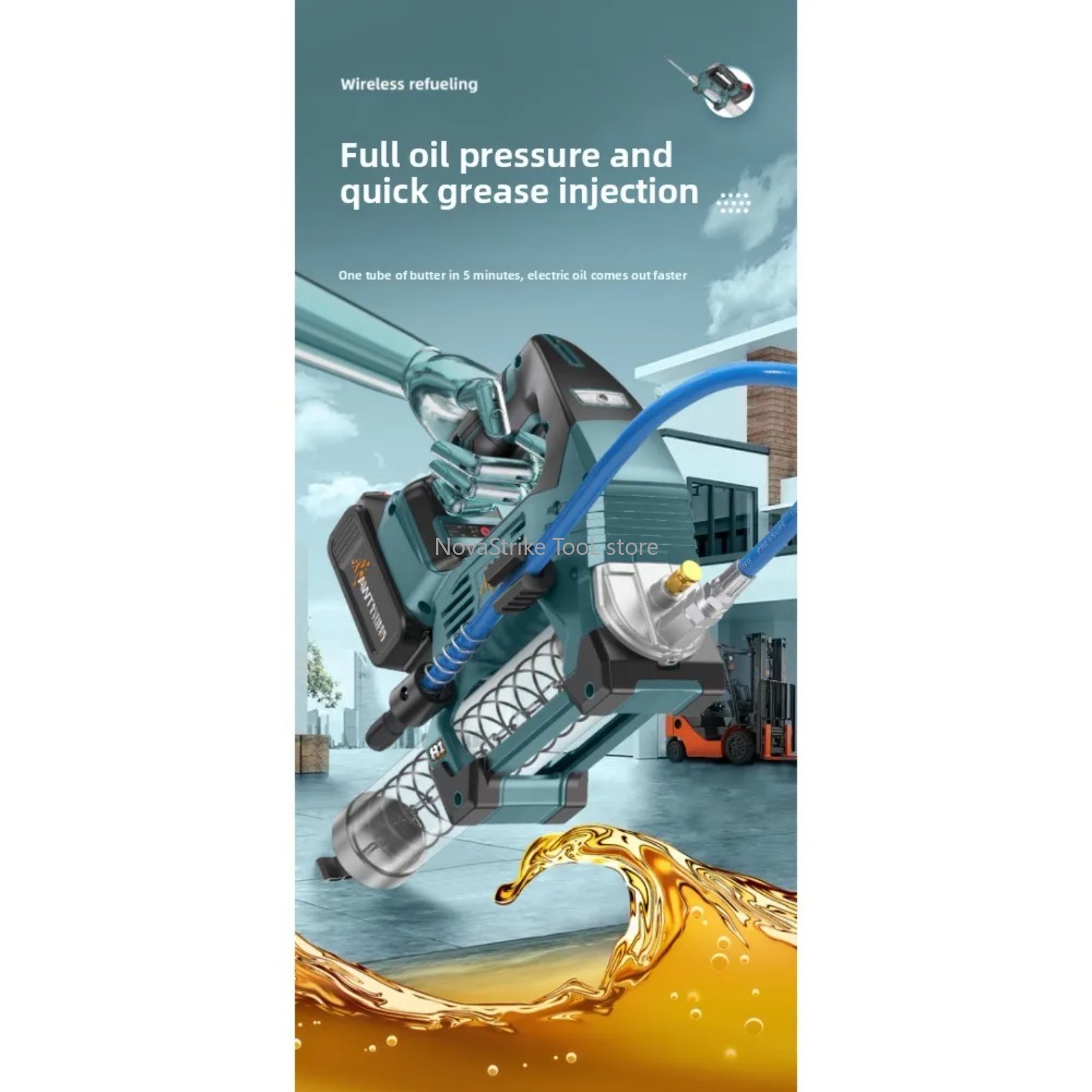 Pistola per grasso elettrica s - Power Tools Grease recensione e prezzo